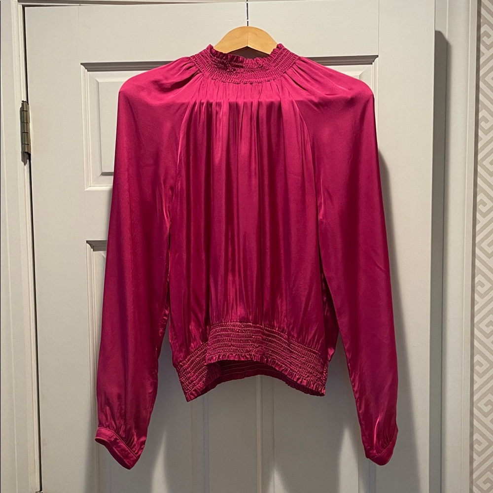 Bella Dahl Fuchsia Blouse